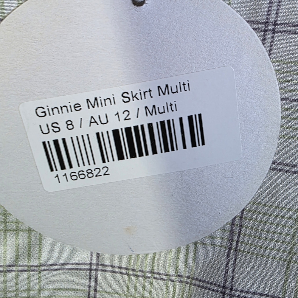 Princess Polly Ginnie Plaid Mini Skirt Y2K Clueless Preppy Sz 8 New - Picture 4 of 7